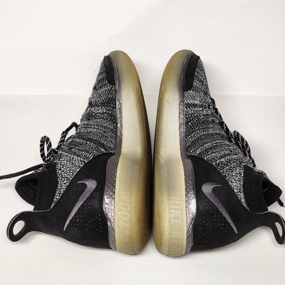 Nike Zoom KD 11 Still KD Flyknit Kevin Durant Basketball Shoes (Men's 8, black) - Picture 7 of 12